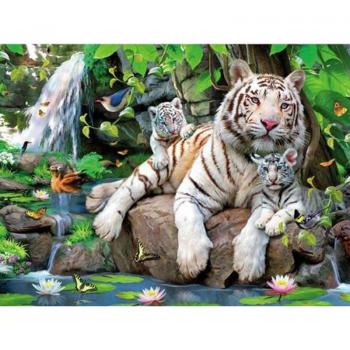 Kit de Broderie Diamant Tigre 20X30CM