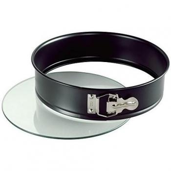 Molde Redondo Desmontable Kaiser con Base de Cristal, 26 cm