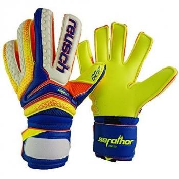 Serathor Pro G2 Blue Dazzling Guante con Refuerzo Amarillo, 9