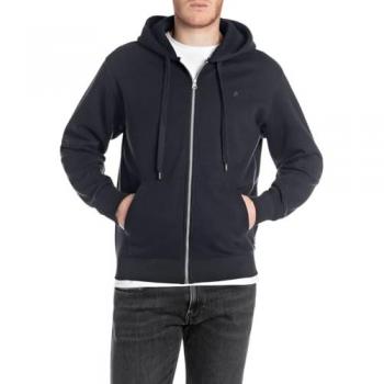 REPLAY Pullover Jacke Kapuze Blau Herren S
