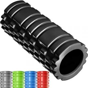Black Yoga Massage Foam Roller
