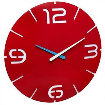 Design Wanduhr Contour TFA 60.3047 Quarzuhr 350 mm