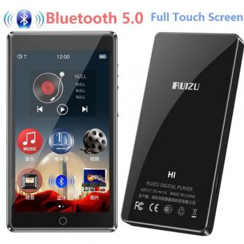 RUIZU H1 Bluetooth 5.0 MP4 Player mit 4 Zoll Touchscreen, integriertem Lautsprecher, FM-Radio, Videoaufnahme und E-Book Funktion