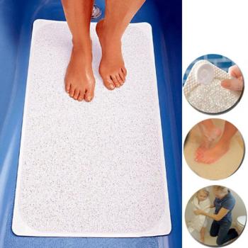 Tappetino In Gomma Bianco, Antiscivolo, Antimuffa 40x70 cm – Trade Shop