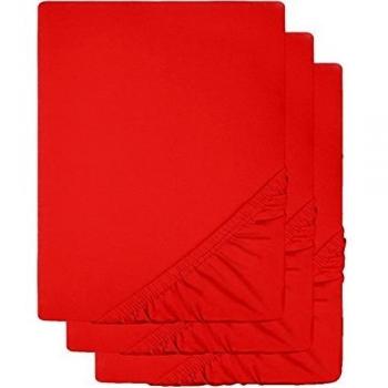 Coton Berceau Lite Lucina – Drap-housse 60x120/70x140 cm Rouge