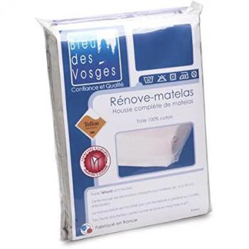 Housse de lit Rubens 70x200 cm – Coton anti-tâches – Confectionné en France