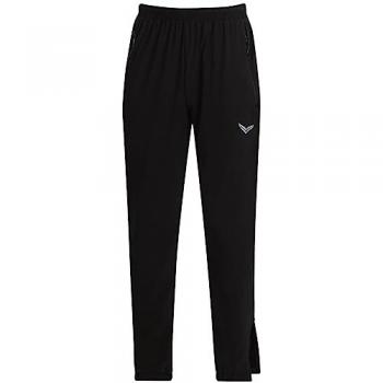 TRIGEMA Basic‑Hose Damen S – Schwarz mit Bein‑Reißverschluss
