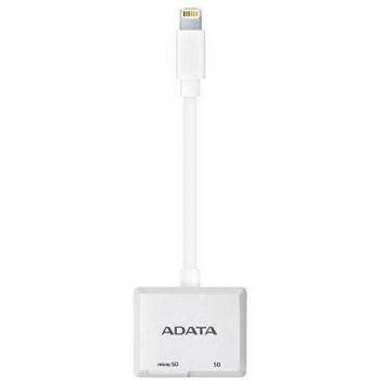 Lector de Tarjetas ADATA Lightning Color Blanco
