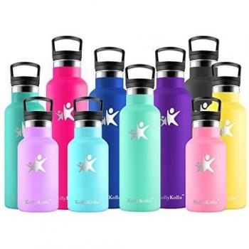 KollyKolla Kids Water Bottle with Straw