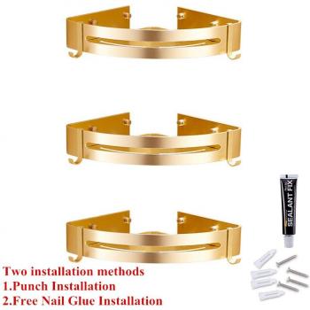Rangement d'angle en verre teinté – style luxe