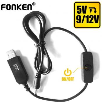 Fonken Câble Polyvalent 5V‑9V/12V pour routeur et batterie externe