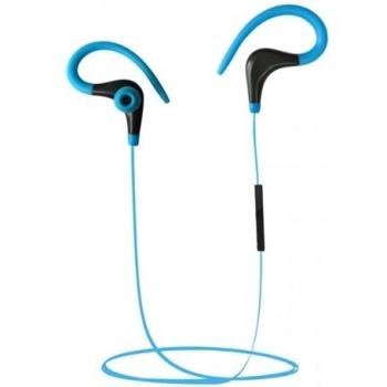 Auriculares CoolSport Binaurale con gancho de oreja Azul