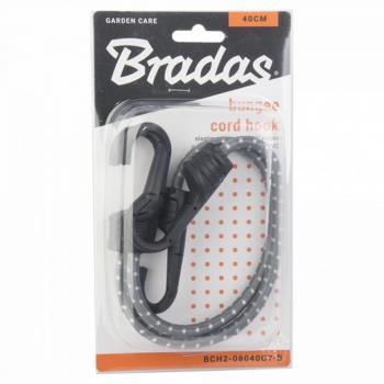 Bradas Spanngummi mit PVC Haken 0,8x40cm (2-St)