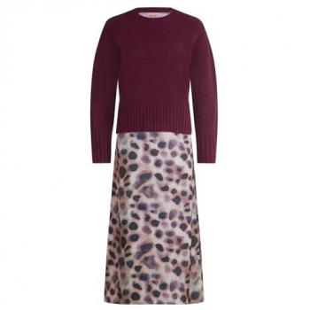 Cartoon Damenkleid 2er Set