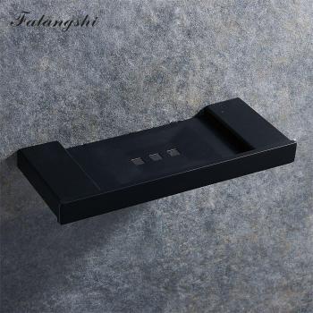 Set de Accesorios de Baño Falangshi, Toallero Cuadrado y Barra de Toalla WB8837