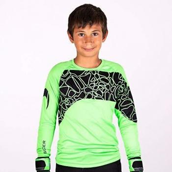 Ho 14-Year-Old Soccer Long Sleeve Top – Green/Black