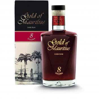 Rhum Gold of Mauritius 8 Solera 40° en boîte cadeau