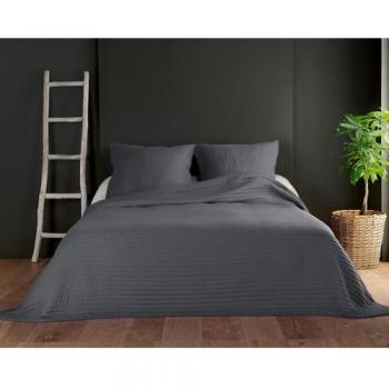 Jeté de lit Riviera – Gris – 180 × 240 cm