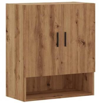 Scaffale murale in rovere artigianale 60x31x70 cm – truciolato Vidaxl
