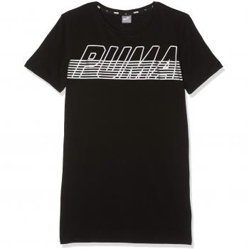 Puma Alpha Logo Tee G T T Shirt Fille, Coton Noir, FR Unique