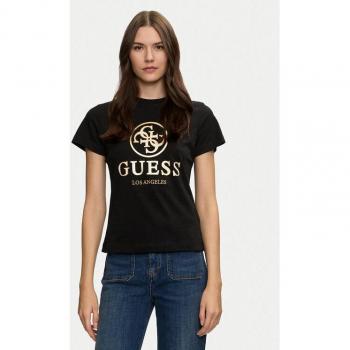 Guess Camiseta Athleisure Negra Mujer V4BI00 I3Z14-JBLK