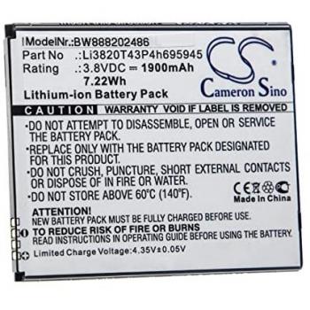 VHBW Akku für ZTE Z3153VPP, Z3153 (1900 mAh, 3,8 V, Li-Ion)
