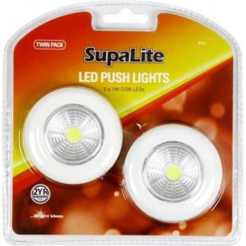 SupaLite Lumières LED à Pousser (Paquet de 2)