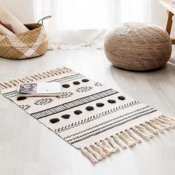 Wishstar Cotton Linen Tassel Carpet