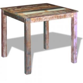 Table de salon en bois récupéré 80x82x76 cm