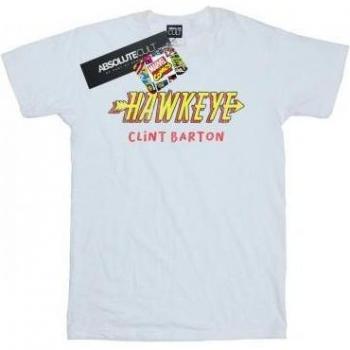 Marvel Superhelden T-Shirt Hawkeye 9-11 Jahre weiß