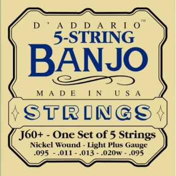 D'Addario Banjo Saiten 5-String Nickel EJ60+
