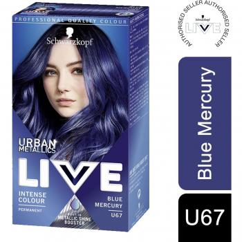 Schwarzkopf LIVE U67 Blue Mercury Permanent Hair Color