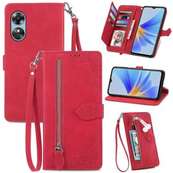 Funda de Protección Rojo para Oppo A17 4G / A17k 4G