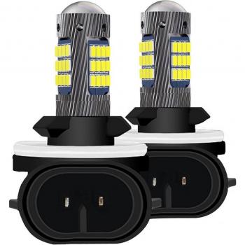Système de Brouillard Frontale LED 6000K – Ensemble 2 pièces (H3/H11/H8/9006/HB4/881/880/H27)