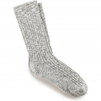 Calze Birkenstock Slub Grigio-Bianco 39‑41