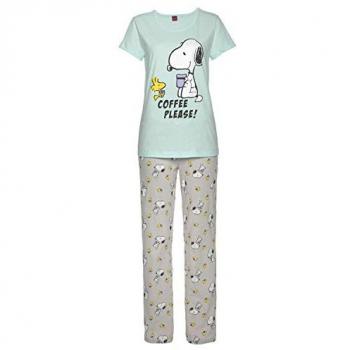 Baumwoll Pyjama mit Woodstock Druck, Gr. 52/54
