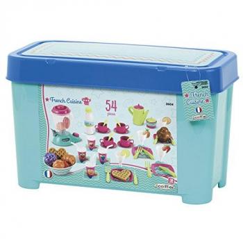 Ecoiffier 7600002604 Frühstücks-Set XXL – Familien-Frühstückspaket