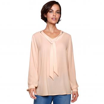 AMY VERMONT Frauenbluse 48 – verziert mit Schluppe