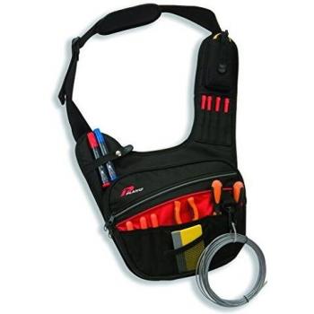 Plano PLO05431NR Sacoche diagonale porte-outils en tissue spécial renforcé, Noir