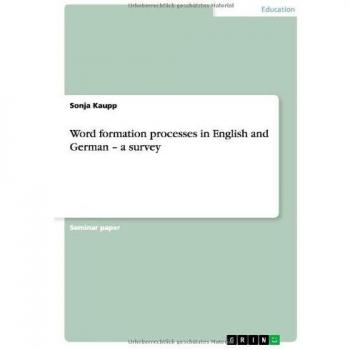 Word formation processes in English and German