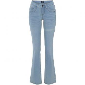 Arizona Jeans im Bootcut-Stil mit Keileinsätzen, Low Waist