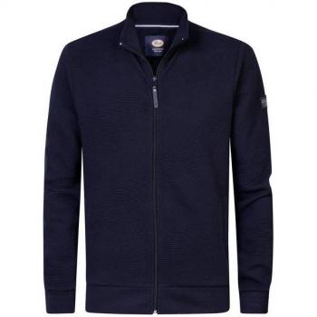 Felpa XL Sky Captain 300‑SWC315 con Mezza Zip di Petrol