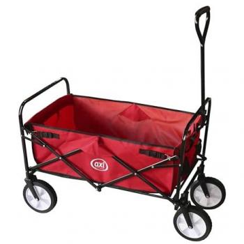 Chariot pliant de plage rouge AB100