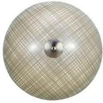 Markslöjd Cross 35: Metall‑LED‑Decke mit integriertem Pattern, silber