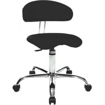 Topstar Sgabello girevole SITNESS 40 Nero tessuto