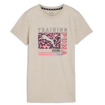 Sportiva Maglia Donna Puma Train Favourite Beige S