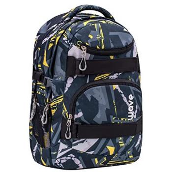 Wave Graffiti Rucksack für Schüler