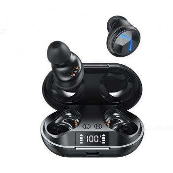 Waterproof TWS Bluetooth V5.0 Sports Earphones with LED Indicator