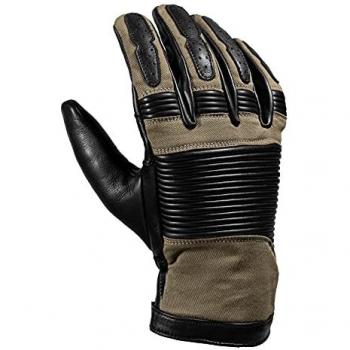 John Doe Durango Gants de moto taille : XL Noir Vert Brun Beige