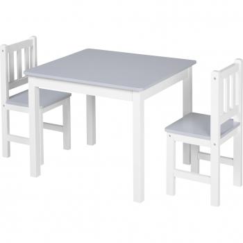 HOMCOM Arts and Crafts Kids Table Set